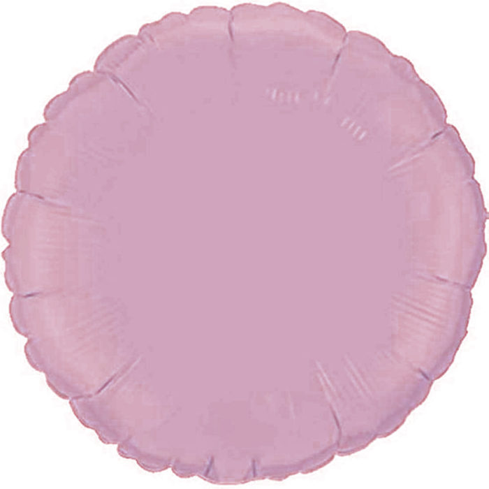 Шар фольгированный Круг пастель розовый 18 дюймов