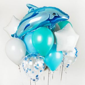 Набор шаров для мальчика Дельфин