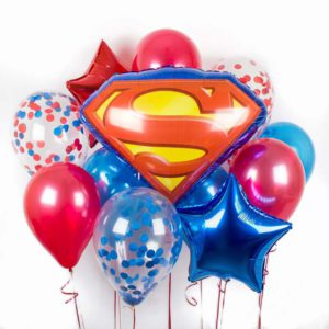 Набор шаров для мальчика Супермэн