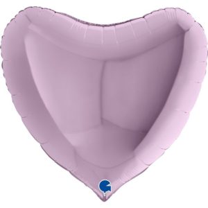 Шар фольгированный Сердце лиловое 36 дюймов