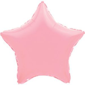 Шар фольгированный Звезда пастель розовая 18 дюймов
