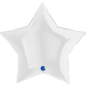 Шар фольгированный Звезда белая 36 дюймов