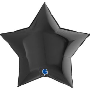 Шар фольгированный Звезда черная 36 дюймов