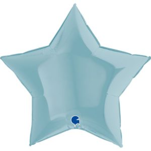 Шар фольгированный Звезда голубая 36 дюймов