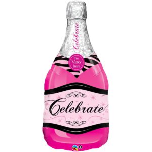 Шар фольгированный Шампанское Розовое