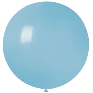 Шар воздушный гигант пастель голубой матовый