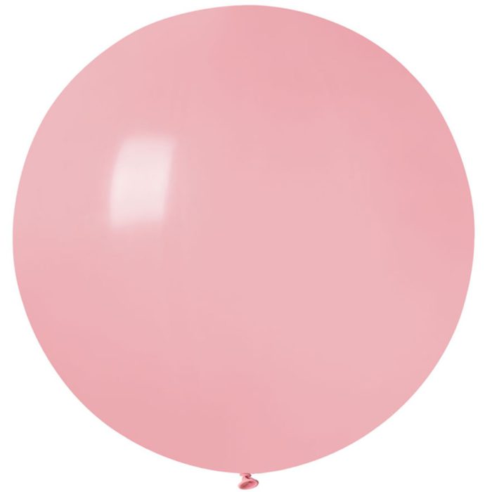 Шар воздушный гигант пастель розовый матовый