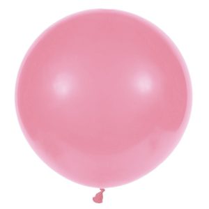 Шар воздушный гигант пастель ярко-розовый