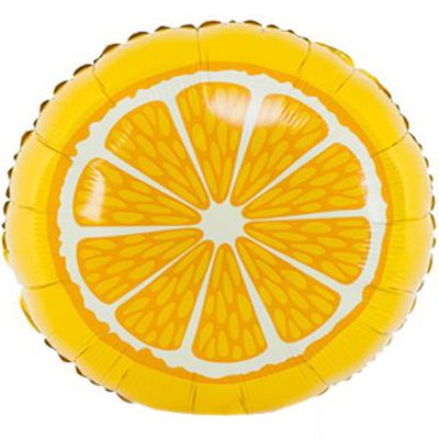 Шар фольгированный Круг Апельсин