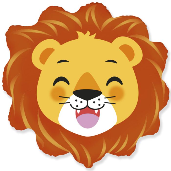 Шар фольгированный Голова льва