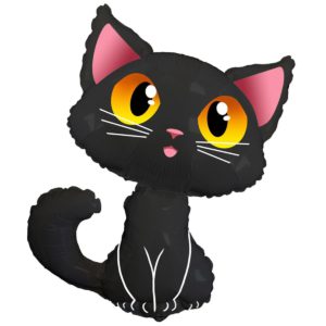 Шар фольгированный Кот черный