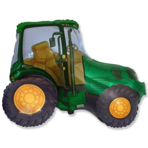 Шар фольгированный Трактор зеленый