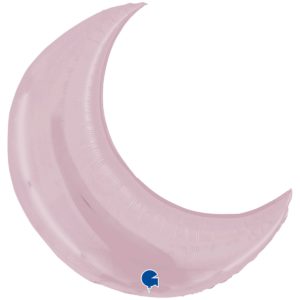Шар фольгированный Месяц розовый 36 дюймов