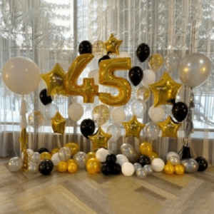 Набор шаров на День Рождения взрослого человека №40