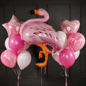 Набор шаров для девочки Фламинго