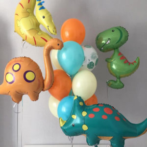 Набор шаров для мальчика Динозаврики малыши