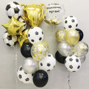 Набор шаров для мальчика Футбольные мячи